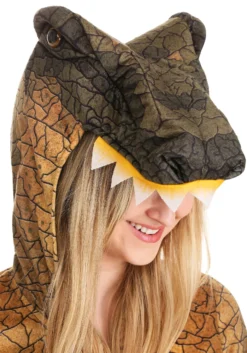 Women's Deadly Dinosaur Costume -Fun Costumes Shop womens deadly dinosaur alt 12