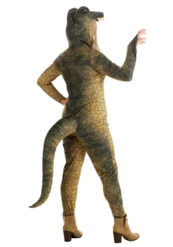 Women's Deadly Dinosaur Costume -Fun Costumes Shop womens deadly dinosaur alt 3
