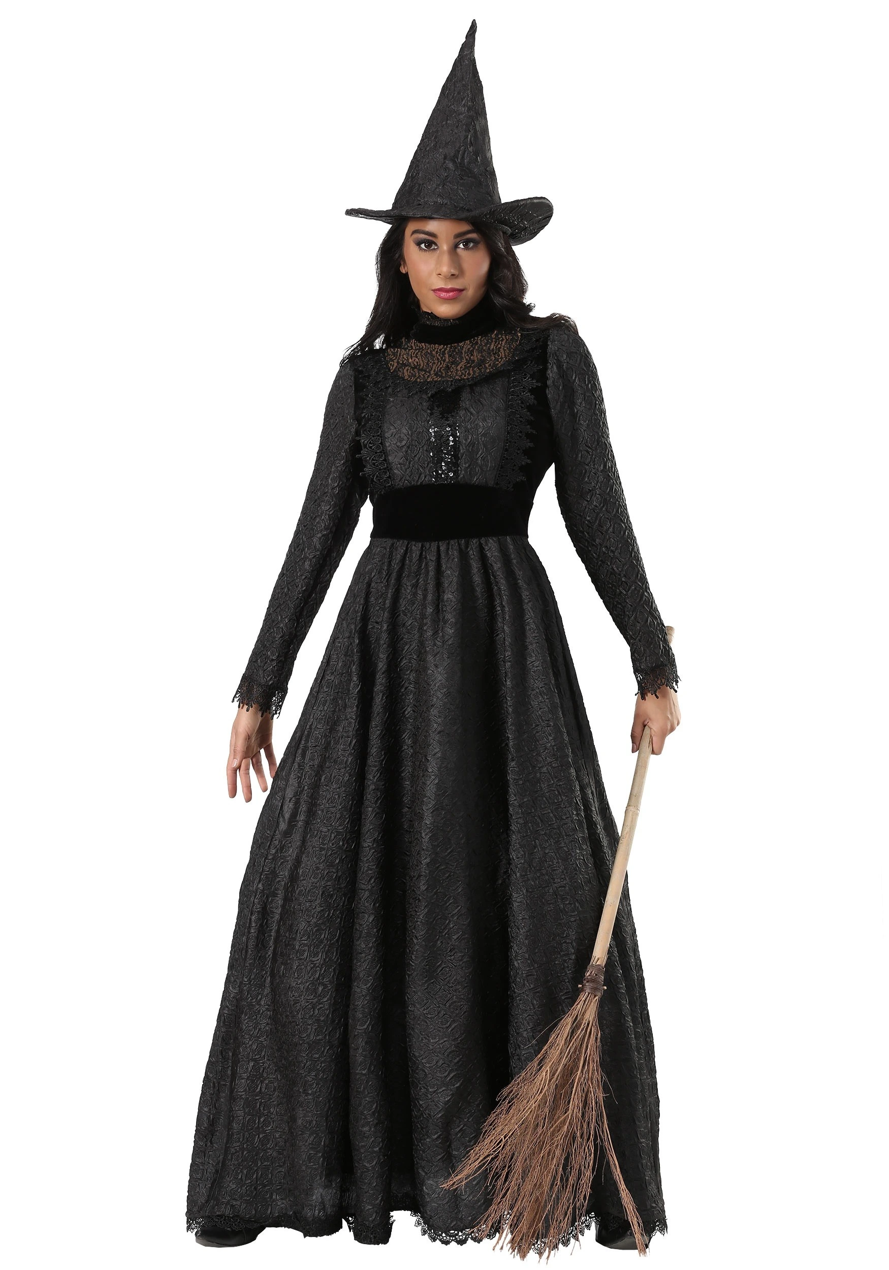 Adult Deluxe Dark Witch Costume 1 Adult Deluxe Dark Witch Costume