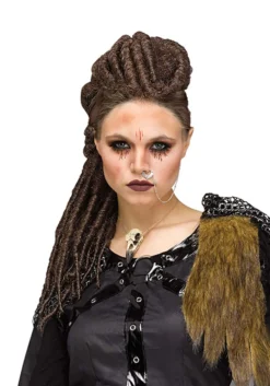 Fun World Womens Dreaded Viking Wig