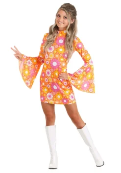 Far Out Flower Costume Dress For Women
