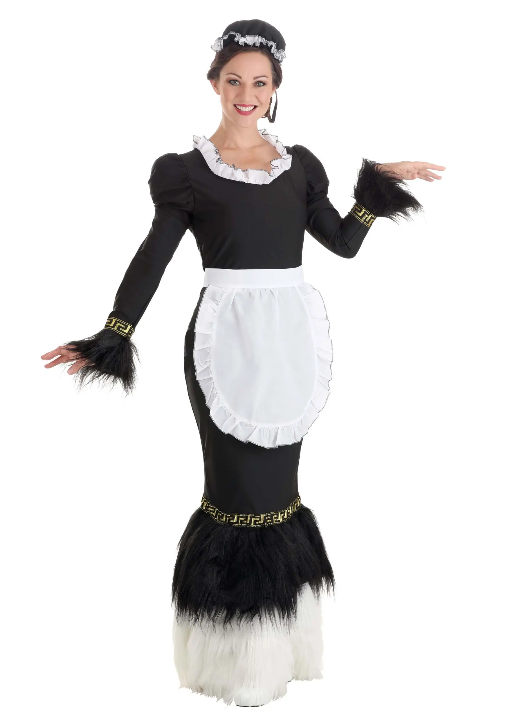 Women's French Feather Duster Costume 2 Women's French Feather Duster Costume - Image 2