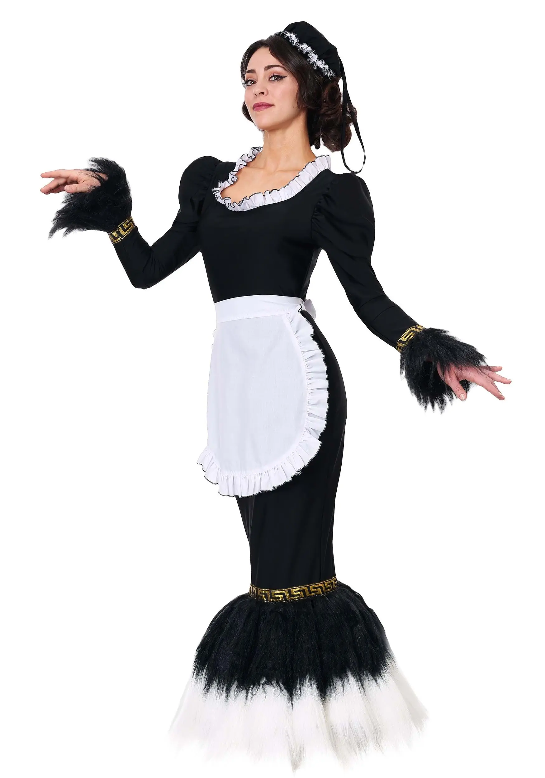 Women's French Feather Duster Costume 1 Women's French Feather Duster Costume
