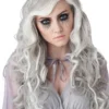 Gray Glow In The Dark Women's Wig