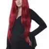 Long Dark Red Wig For Women