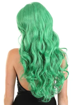 Long Wavy Green Wig For Women 3 Long Wavy Green Wig For Women -Fun Costumes Shop womens long wavy green wig alt 1