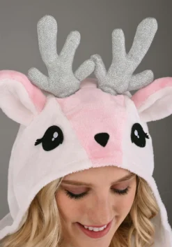 Pink Deer Costume For Women -Fun Costumes Shop womens pink deer costume alt 2