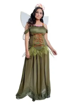 Plus Size Rose Fairy Princess Women's Costume