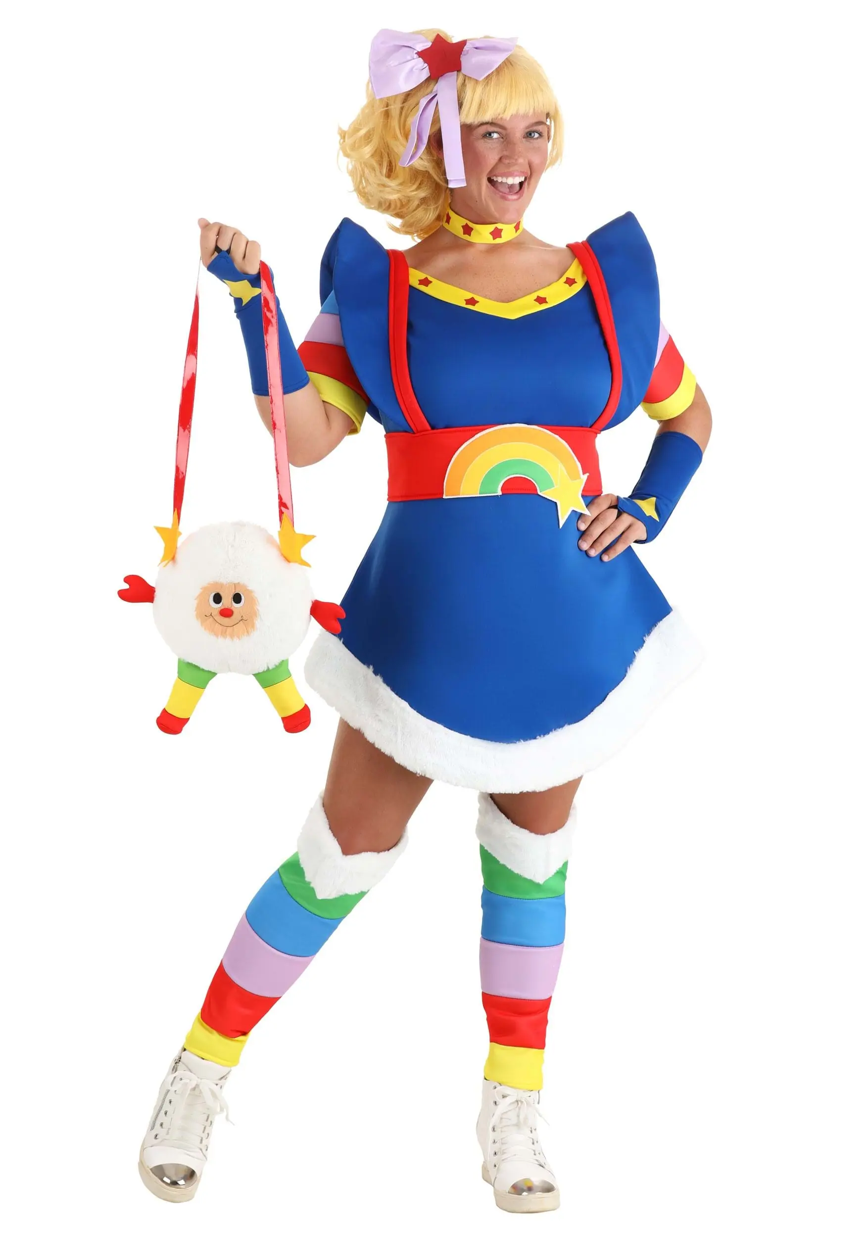 Rainbow Brite Adult Costume 4 Rainbow Brite Adult Costume - Image 4
