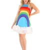 Armada Rainbow Dress Costume For Women