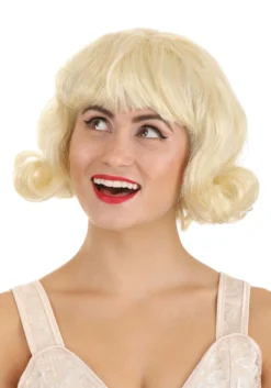 Short Blonde 50s Wig For Women