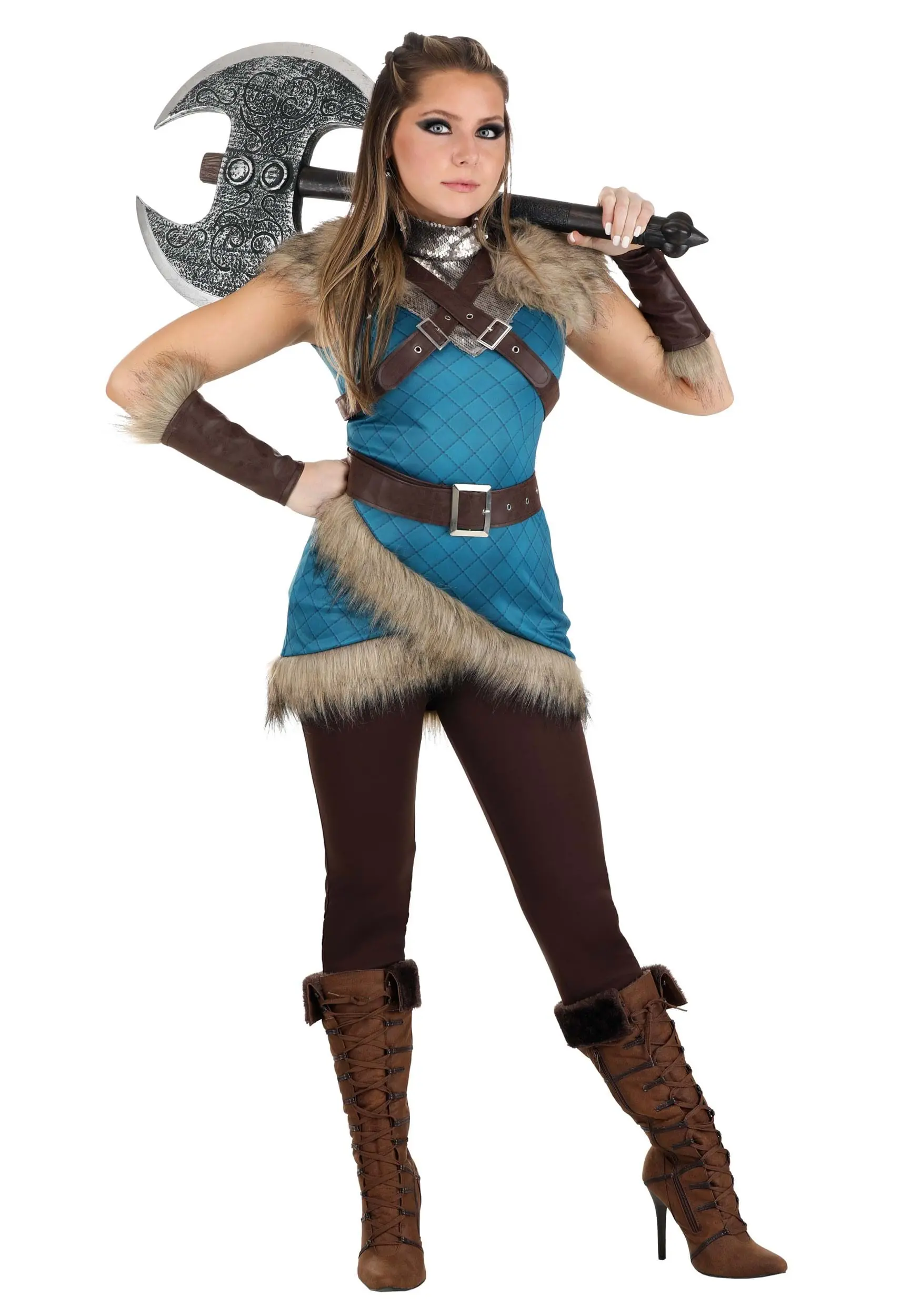 Women's Valhalla Viking Costume 1 Women's Valhalla Viking Costume