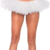 LEG AVENUE Women's White Organza Tutu
