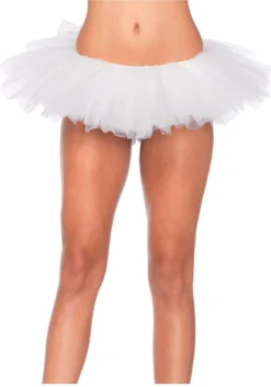 LEG AVENUE Women's White Organza Tutu