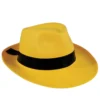 Adult Yellow Fedora Hat