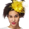 Trim Yellow Fascinator