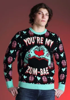 You're My Zom-Bae Valentines Day Adult Sweater